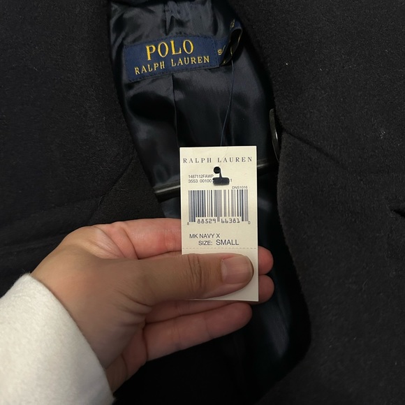 NWT Vintage Ralph Lauren Wool Peacoat - Picture 5 of 6